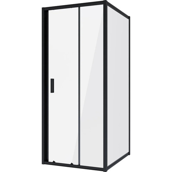 Душевое ограждение Niagara Nova 90x70 см NG-82-9AB-NG-A70B, черный/прозрачное - фото 2