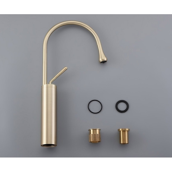 Смеситель для раковины высокий Bronze de Luxe Scandi 9015BR, бронза, Цвет производителя: бронза - фото 8