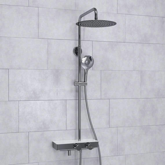 Душевая стойка с термостатом WasserKraft A113.116.101.CH Thermo - фото, картинка 2 Душевая стойка с термостатом WasserKraft A113.116.101.CH Thermo - фото 2