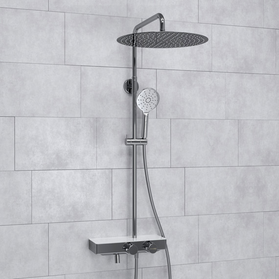 Душевая стойка с термостатом WasserKraft A113.117.127.CH Thermo - фото, картинка 2 Душевая стойка с термостатом WasserKraft A113.117.127.CH Thermo - фото 2