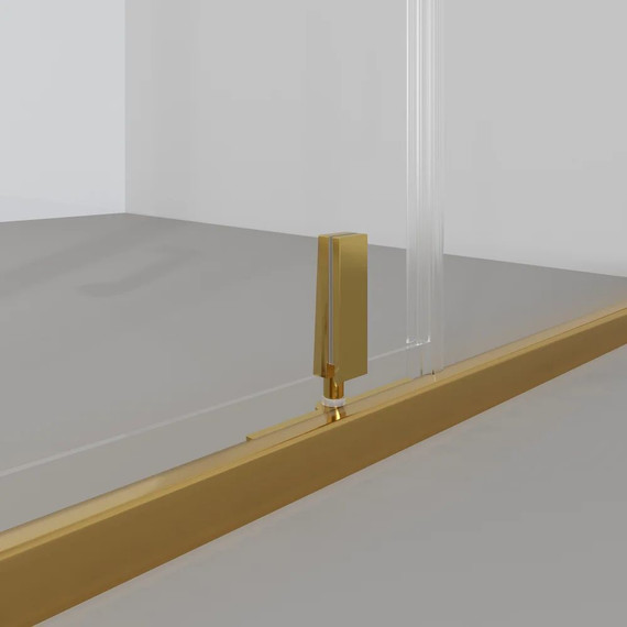 Душевая дверь Niagara Nova 90 см NG-43-9AG, золото/прозрачное - фото 3