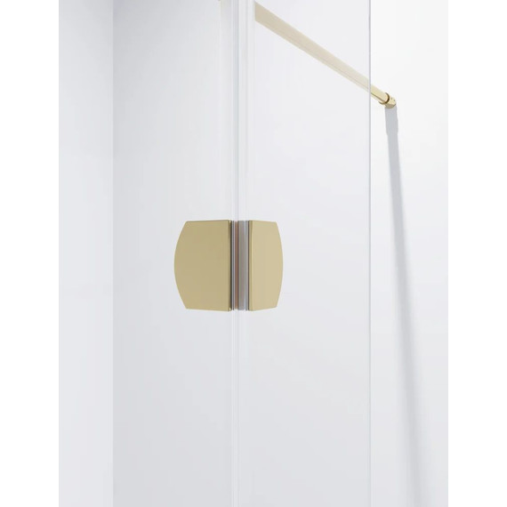 Душевая перегородка Niagara Nova 110 см NG-642-11GOLD с кронштейном, золото/прозрачное - фото 4