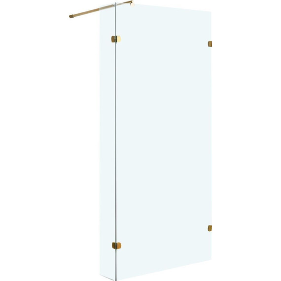 Душевая перегородка Niagara Nova 110 см NG-642-11GOLD с кронштейном, золото/прозрачное - фото 2