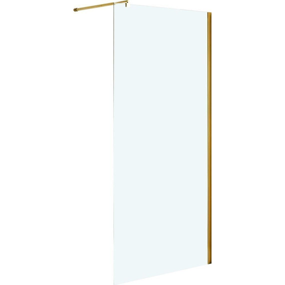 Душевая перегородка Niagara Nova 120 см NG-643-12GOLD с кронштейном, золото/прозрачное - фото 2