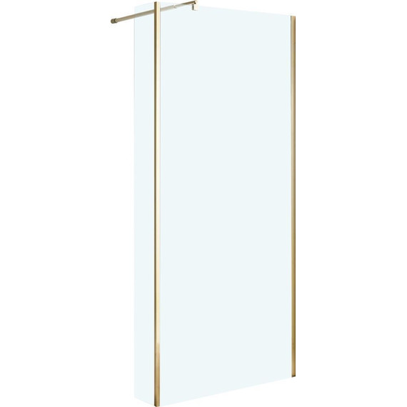 Душевая перегородка Niagara Nova 110 см NG-644-11GOLD с кронштейном, золото/прозрачное - фото 2