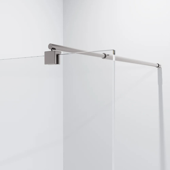 Душевая перегородка Niagara Nova 90 см NG-662-90 с кронштейном, хром/прозрачное - фото 3
