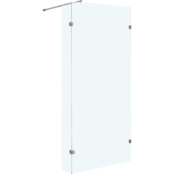 Душевая перегородка Niagara Nova 90 см NG-662-90 с кронштейном, хром/прозрачное - фото 2