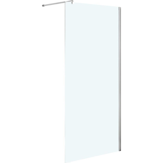 Душевая перегородка Niagara Nova 100 см NG-663-10 с кронштейном, хром/прозрачное - фото 2