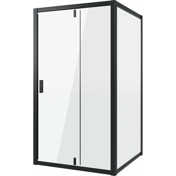 Душевое ограждение Niagara Nova 110x100 см NG-83-11AB-NG-A100B, черный/прозрачное - фото 2