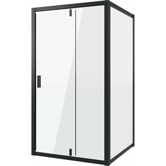 Душевое ограждение Niagara Nova 110x80 см NG-83-11AB-NG-A80B, черный/прозрачное - фото 2