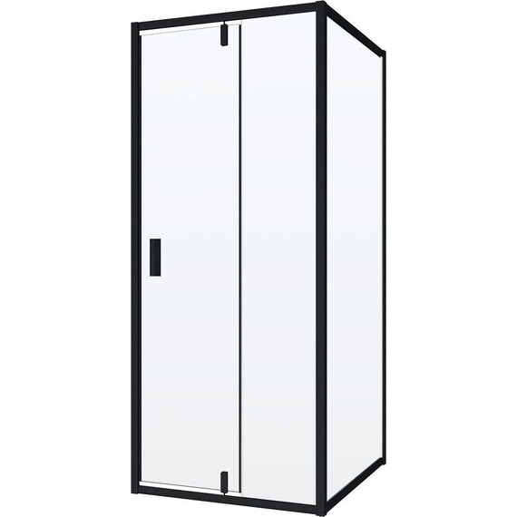 Душевое ограждение Niagara Nova 90x70 см NG-83-9AB-NG-A70B, черный/прозрачное - фото 2