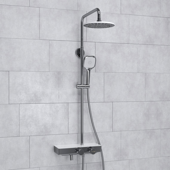 Душевая стойка с термостатом WasserKraft A113.067.065.CH Thermo - фото, картинка 2 Душевая стойка с термостатом WasserKraft A113.067.065.CH Thermo - фото 2