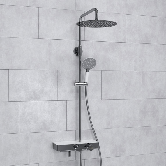 Душевая стойка с термостатом WasserKraft A113.116.058.CH Thermo - фото 2