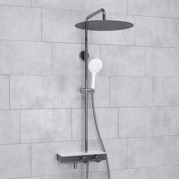 Душевая стойка с термостатом WasserKraft A113.117.155.CH Thermo - фото 2