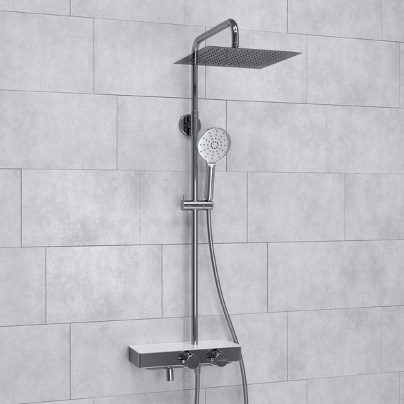 Душевая стойка с термостатом WasserKraft A113.118.127.CH Thermo - фото, картинка 2 Душевая стойка с термостатом WasserKraft A113.118.127.CH Thermo - фото 2