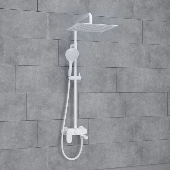 Душевая стойка WasserKraft A185.163.155.WM, белый - фото 2