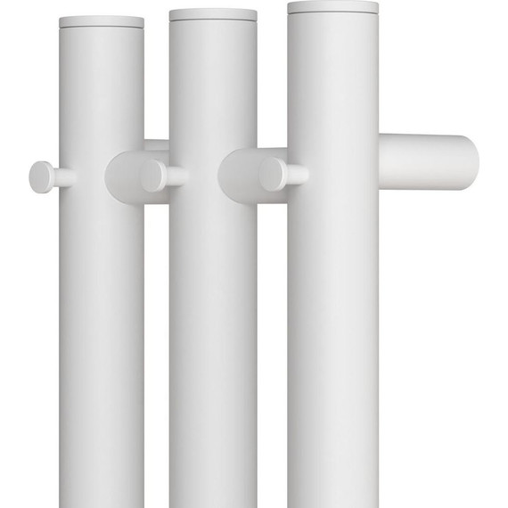 Полотенцесушитель электрический Point Деметра П3 120x1200 мм PN12822W (возможность скрытого подключения) R, белый - фото 4