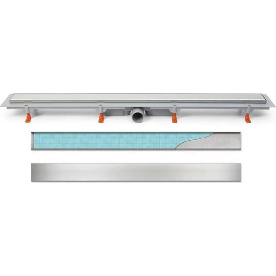 Трап Veconi Klasik/Floor 85 см V850K, хром глянцевый (под плитку) - фото, картинка 5 Трап Veconi Klasik/Floor 85 см V850K, хром глянцевый (под плитку) - фото 5