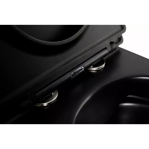 Инсталляция Grohe Solido 38811KF0 с подвесным безободковым унитазом BelBagno Colorato BB062CHR-MB, черный матовый - фото, картинка 8 Инсталляция Grohe Solido 38811KF0 с подвесным безободковым унитазом BelBagno Colorato BB062CHR-MB, черный матовый - фото 8