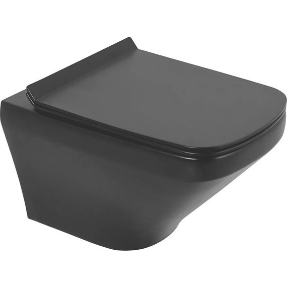 Инсталляция Grohe Solido 38811KF0 с подвесным безободковым унитазом BelBagno Sela BB3201CHR-MB, черный матовый - фото, картинка 2 Инсталляция Grohe Solido 38811KF0 с подвесным безободковым унитазом BelBagno Sela BB3201CHR-MB, черный матовый - фото 2