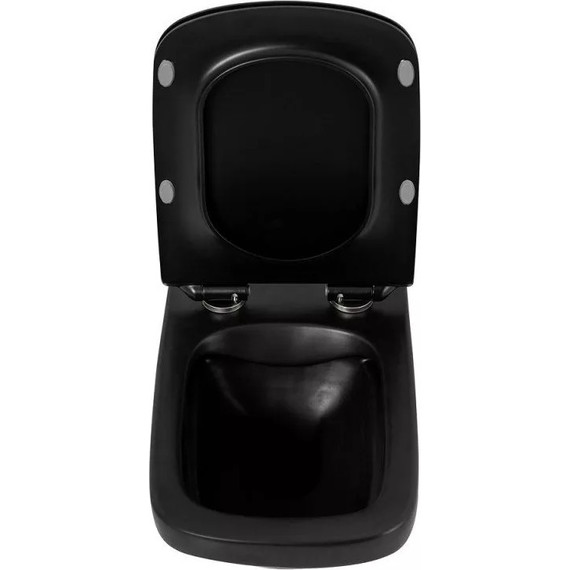 Инсталляция Grohe Solido 38811KF0 с подвесным безободковым унитазом BelBagno Sela BB3201CHR-MB, черный матовый - фото, картинка 5 Инсталляция Grohe Solido 38811KF0 с подвесным безободковым унитазом BelBagno Sela BB3201CHR-MB, черный матовый - фото 5