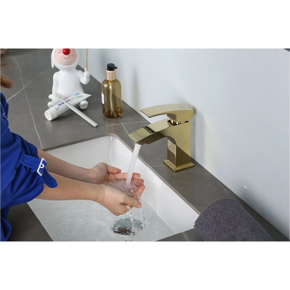 Смеситель для раковины Gappo G1007-13, золото - фото 16