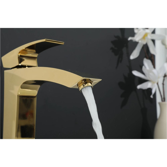 Смеситель для раковины высокий Gappo G1007-32, золото - фото, картинка 11 Смеситель для раковины высокий Gappo G1007-32, золото - фото 11