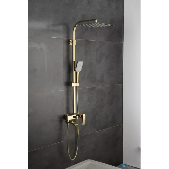 Душевая стойка Gappo Jacob G2407-3, золото - фото, картинка 5 Душевая стойка Gappo Jacob G2407-3, золото - фото 5
