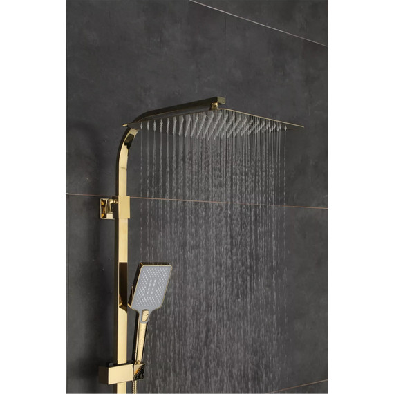Душевая стойка Gappo Jacob G2407-3, золото - фото, картинка 6 Душевая стойка Gappo Jacob G2407-3, золото - фото 6