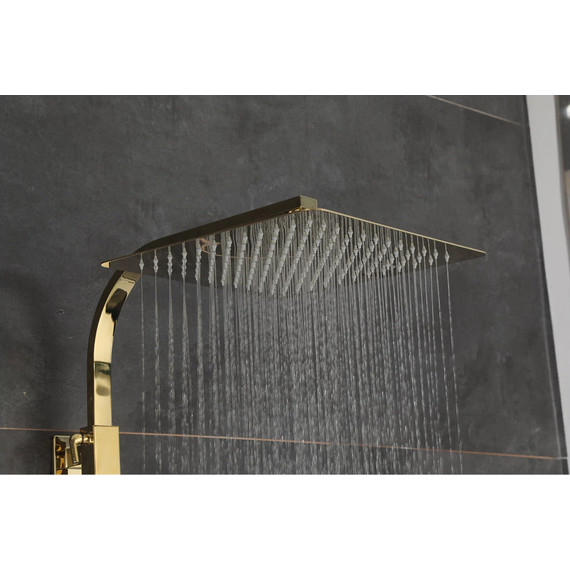 Душевая стойка Gappo Jacob G2407-3, золото - фото, картинка 7 Душевая стойка Gappo Jacob G2407-3, золото - фото 7
