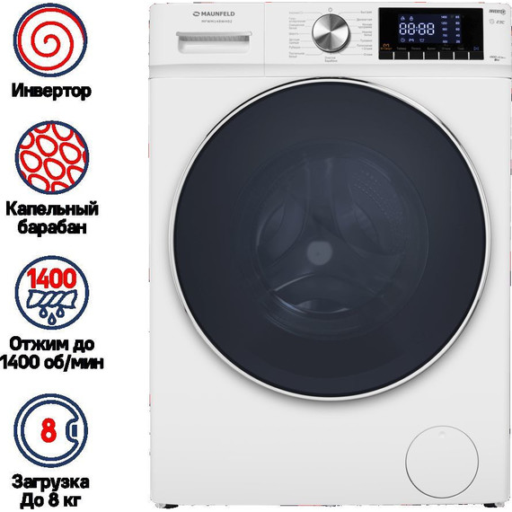 Стиральная машина Maunfeld MFWM148WH02 - фото 2