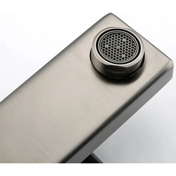 Смеситель для раковины Gappo G1017-9, оружейная сталь - фото, картинка 4 Смеситель для раковины Gappo G1017-9, оружейная сталь - фото 4