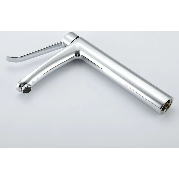 Смеситель для раковины высокий с локтевой (хирургической) ручкой Gappo G1021-21, Цвет производителя: хром - фото 12