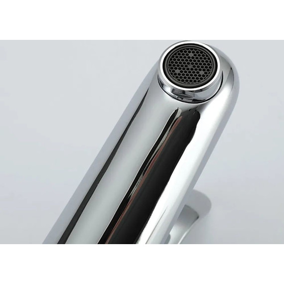 Смеситель для раковины высокий с локтевой (хирургической) ручкой Gappo G1021-21, Цвет производителя: хром - фото 2