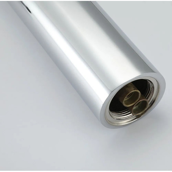 Смеситель для раковины высокий с локтевой (хирургической) ручкой Gappo G1021-21, Цвет производителя: хром - фото 4