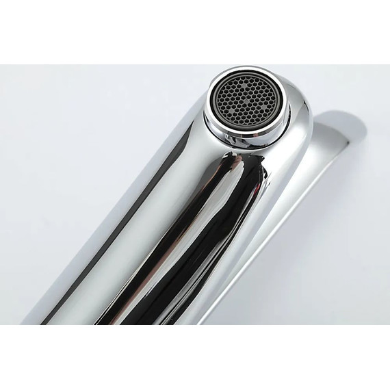 Смеситель для раковины с локтевой (хирургической) ручкой Gappo G1021, Цвет производителя: хром - фото 5