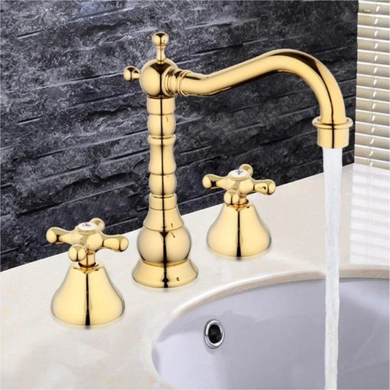 Смеситель для раковины Gappo G1163-6, золото - фото 2