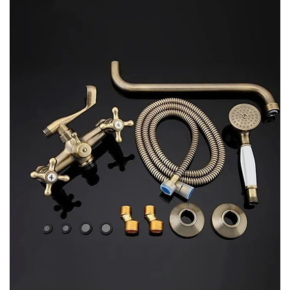Смеситель для ванны с душевым гарнитуром Gappo G2263-4, бронза - фото 9