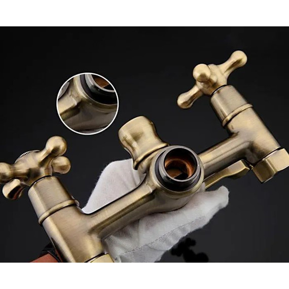 Смеситель для ванны с душевым гарнитуром Gappo G2263-4, бронза - фото 4