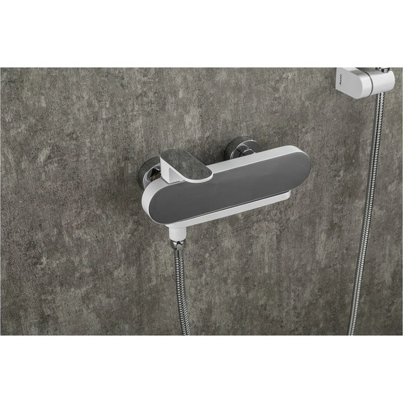 Смеситель для ванны с душевым гарнитуром Gappo G3283-8, хром/белый - фото 11