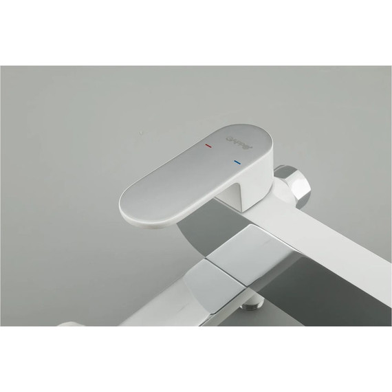 Смеситель для ванны с душевым гарнитуром Gappo G3283-8, хром/белый - фото 8