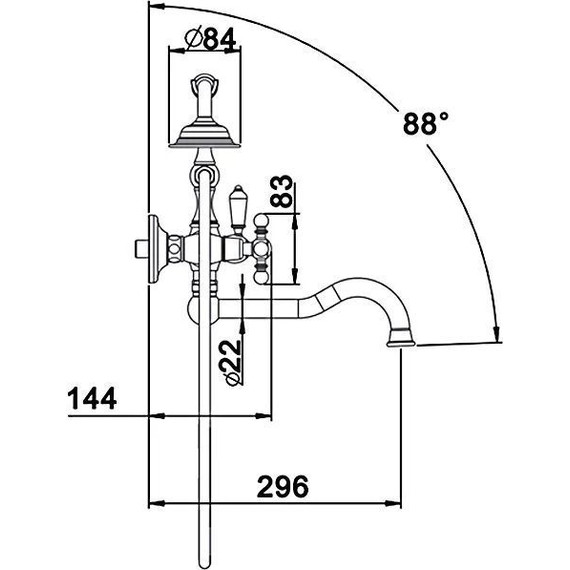 Смеситель для ванны с душевым гарнитуром Gappo G3289 - фото 7