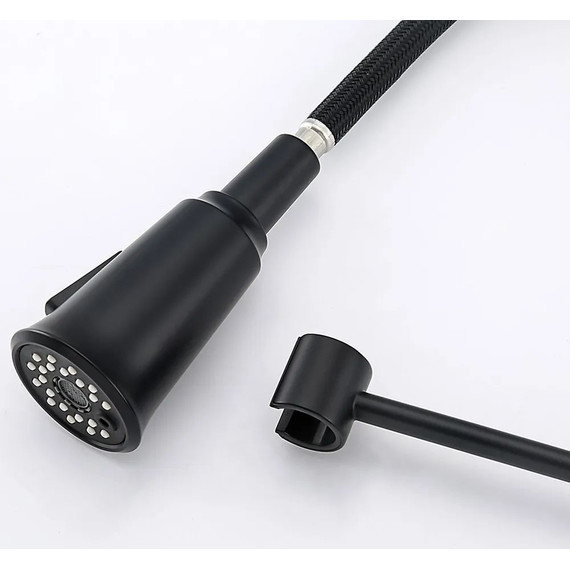 Смеситель для кухни Gappo G4398-66, черный - фото 4