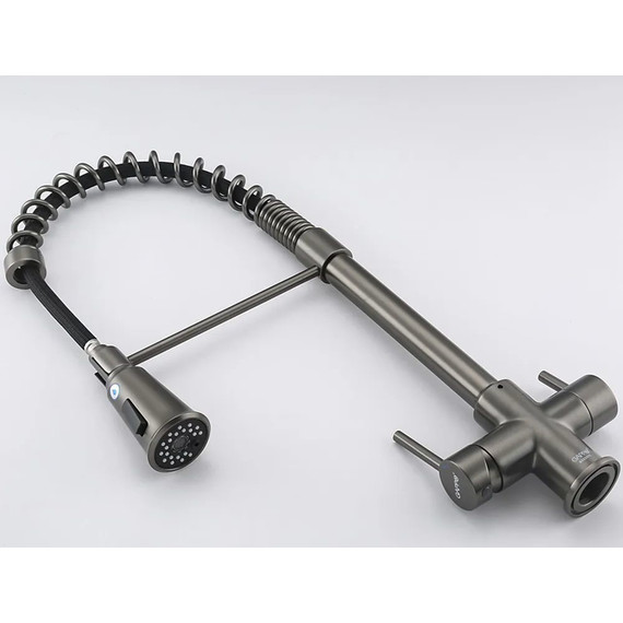 Смеситель для кухни Gappo G4398-69, оружейная сталь - фото 2