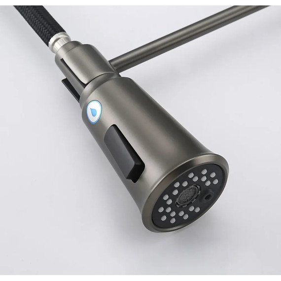 Смеситель для кухни Gappo G4398-69, оружейная сталь - фото 3