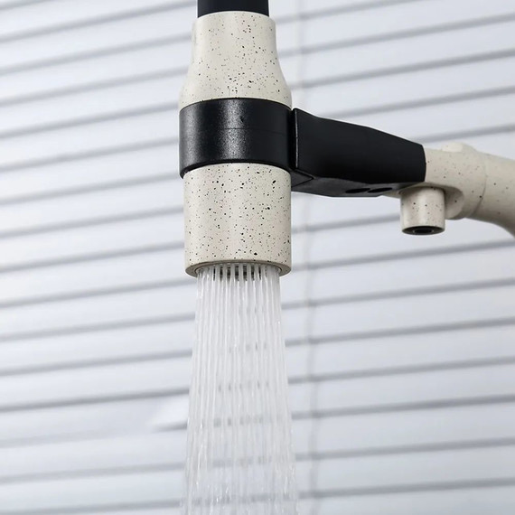 Смеситель для кухни Gappo G4398-81, белый/черный - фото 11