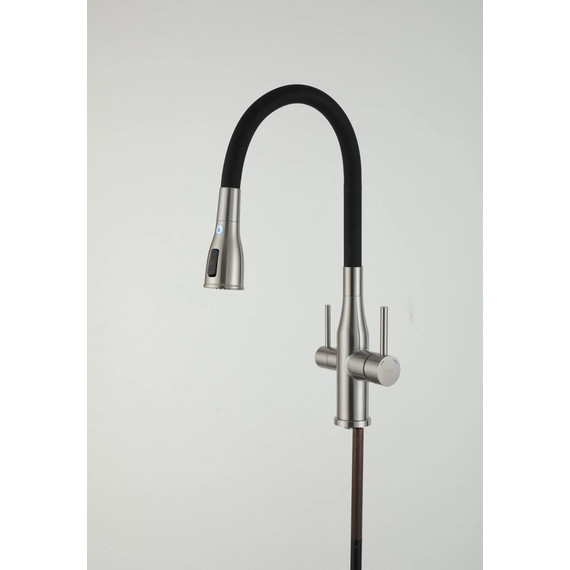 Смеситель для кухни Gappo G4399-65, сатин/черный - фото 13