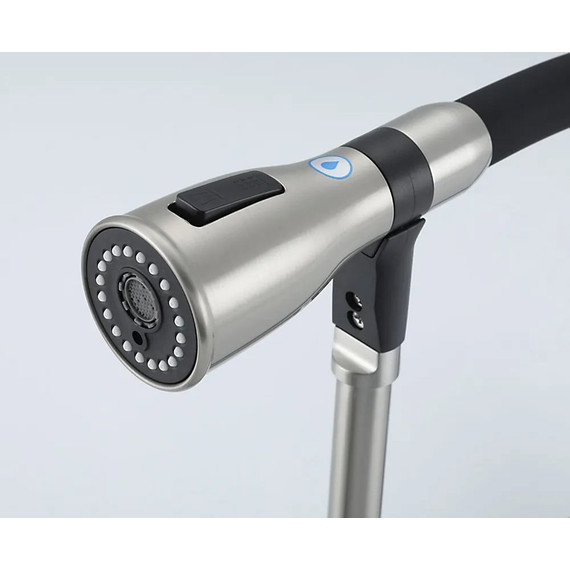 Смеситель для кухни Gappo G4399-75, сатин/черный - фото 6