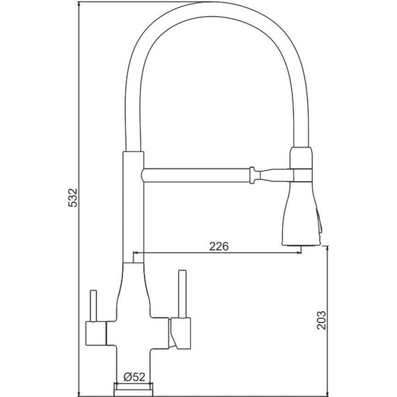 Смеситель для кухни Gappo G4399-76, черный - фото 9