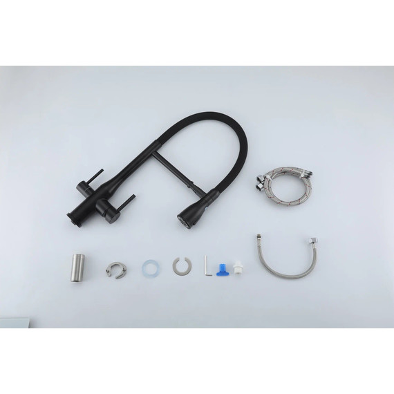 Смеситель для кухни Gappo G4399-76, черный - фото 2